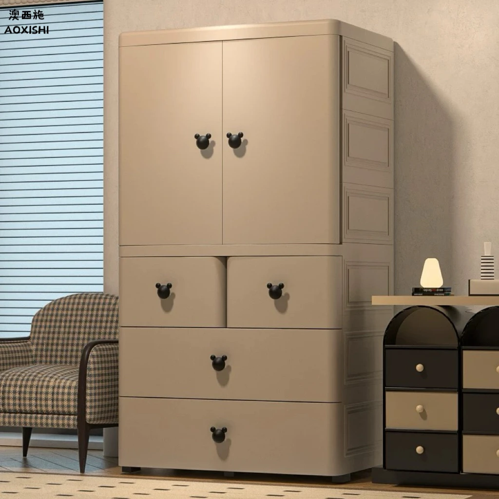 澳西施加厚儿童专用衣柜简易宝宝小衣橱婴儿家用储物柜收纳柜子