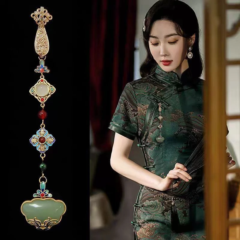 【云鬓花颜阁汉服压襟】 如意配新中式汉服仙气古风旗袍搭配A71