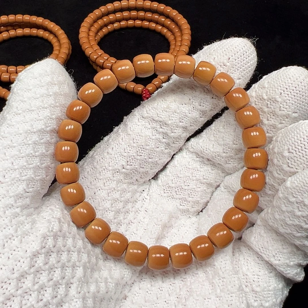 九***督橄榄核手串/手链橄榄核尖清水极限弧单圈7.9