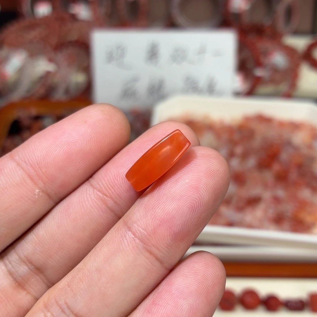 南红玛瑙未镶嵌颈饰勒子6*16