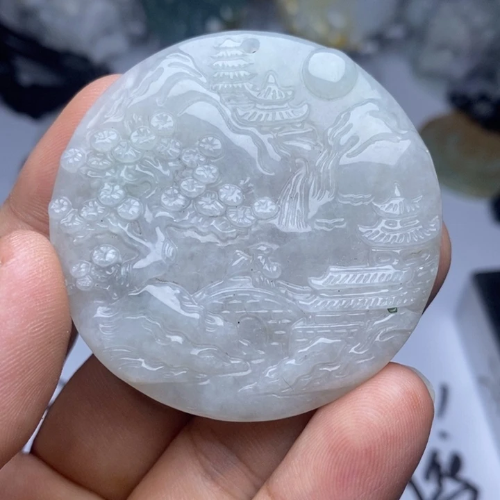翡翠未镶嵌颈饰翡翠