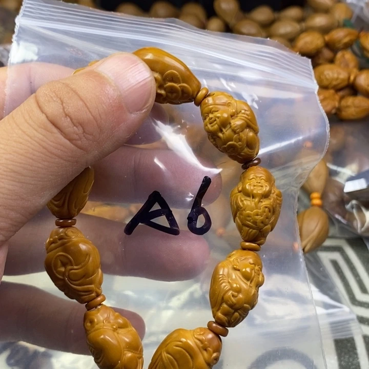 橄榄核手串/手链橄榄核雕工艺手串