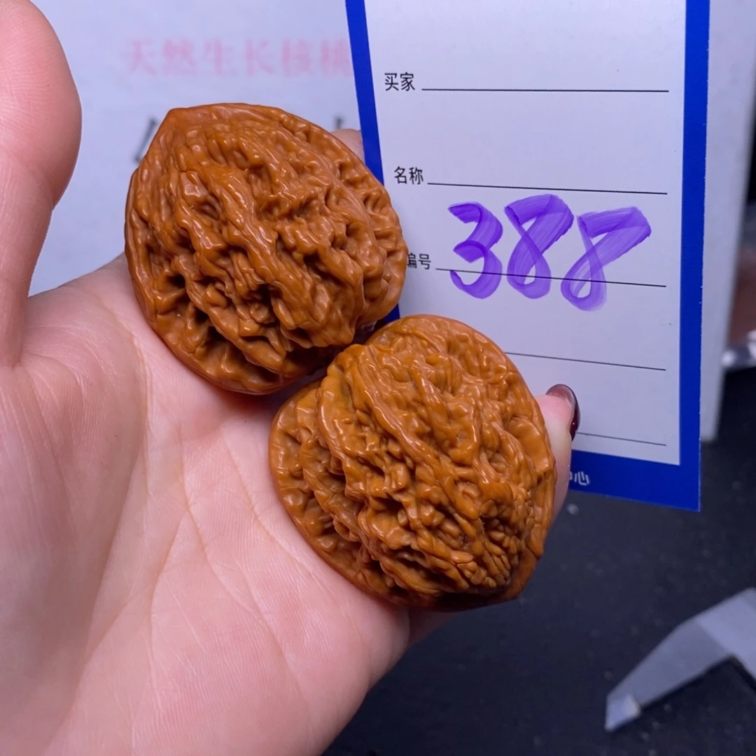 把件文玩核桃388/39虎头