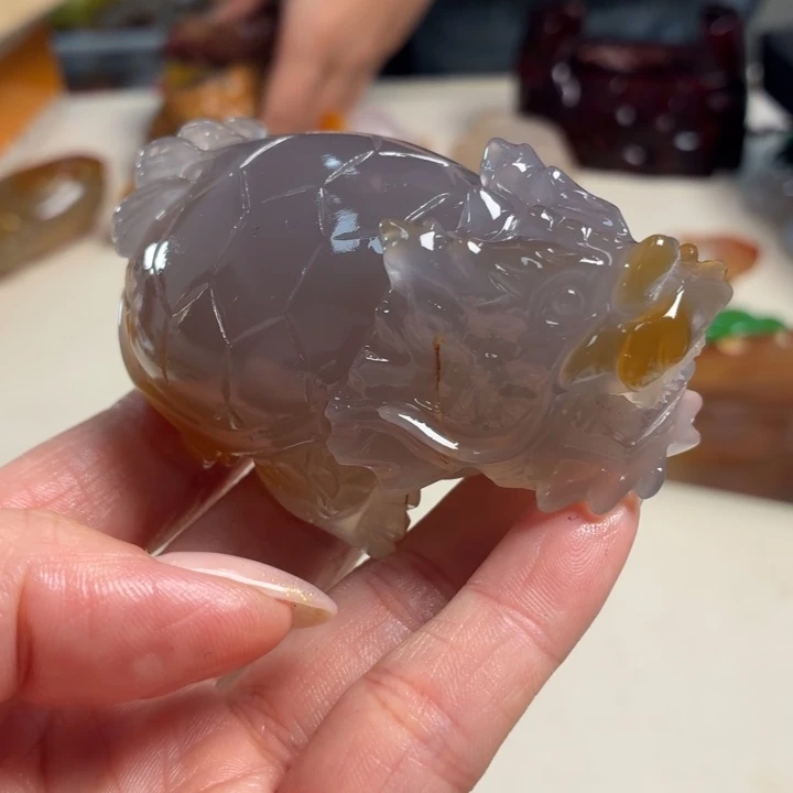玛瑙/玉髓未镶嵌吊坠(不含链)