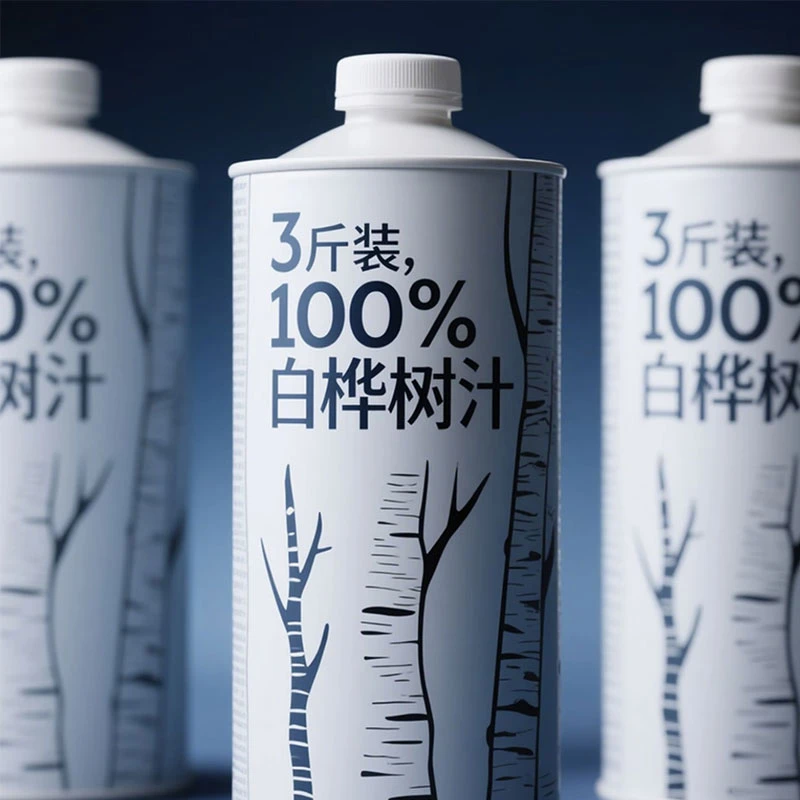 【配料表只有白桦树汁】小兴安岭白桦树原汁原液NFC838ml*2瓶装