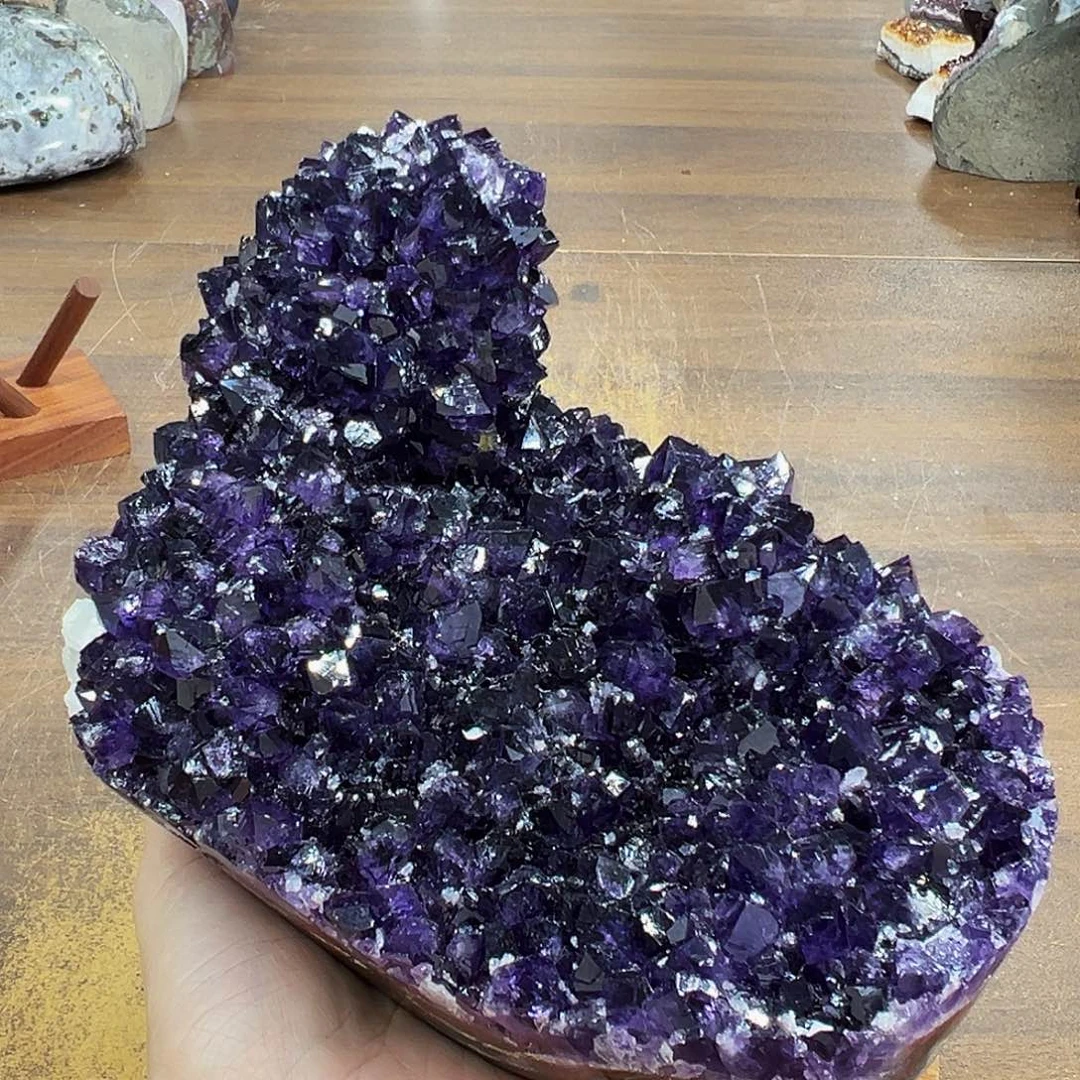 紫晶摆件未镶嵌晶体
