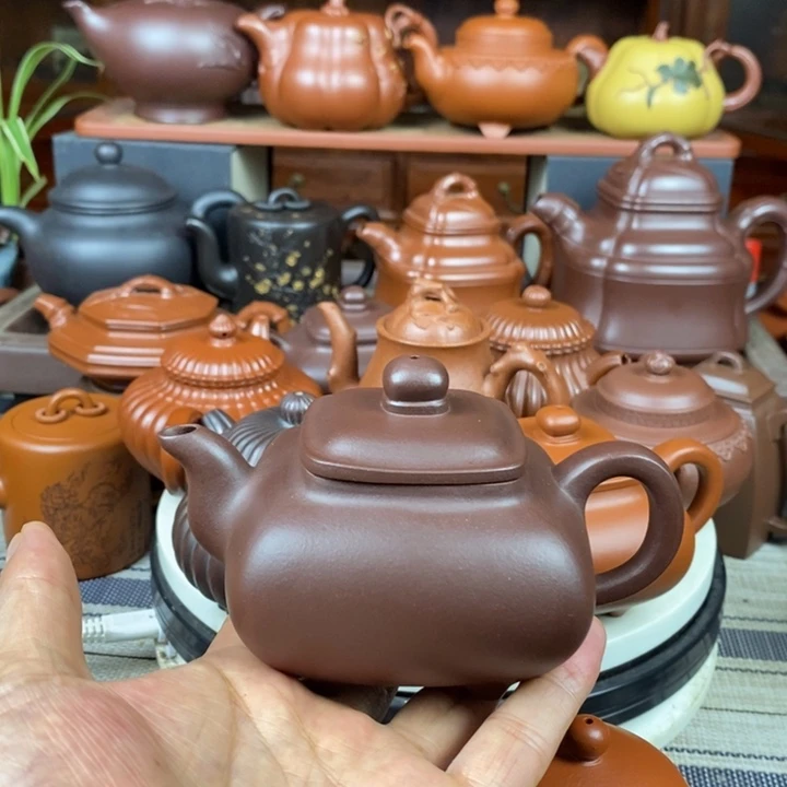 紫砂茶壶全手工传炉130-260cc原矿老紫泥特价