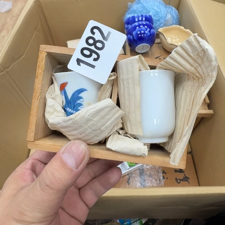 瓷片漂***朵工艺品摆件瓷器摆件666