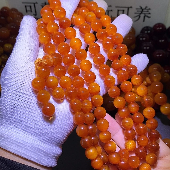 松木（琥珀木）手串/手链1.1 包浆高货