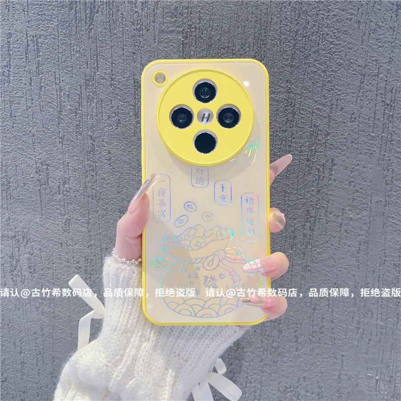 (OPPOfindx系列)肤感烫金玻璃壳适用OPPOfindx8/findx7/x6手机壳