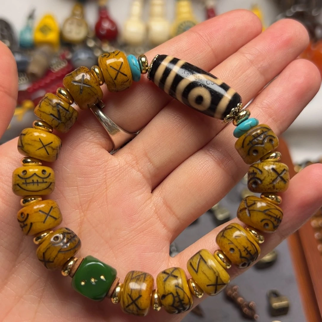 泥塑藏式风格手串