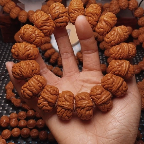 桃核手串龙纹桃核