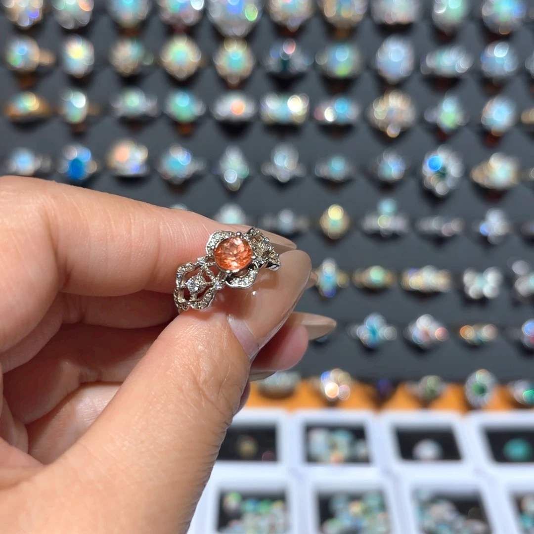 欧泊银S925镶嵌戒指守**人