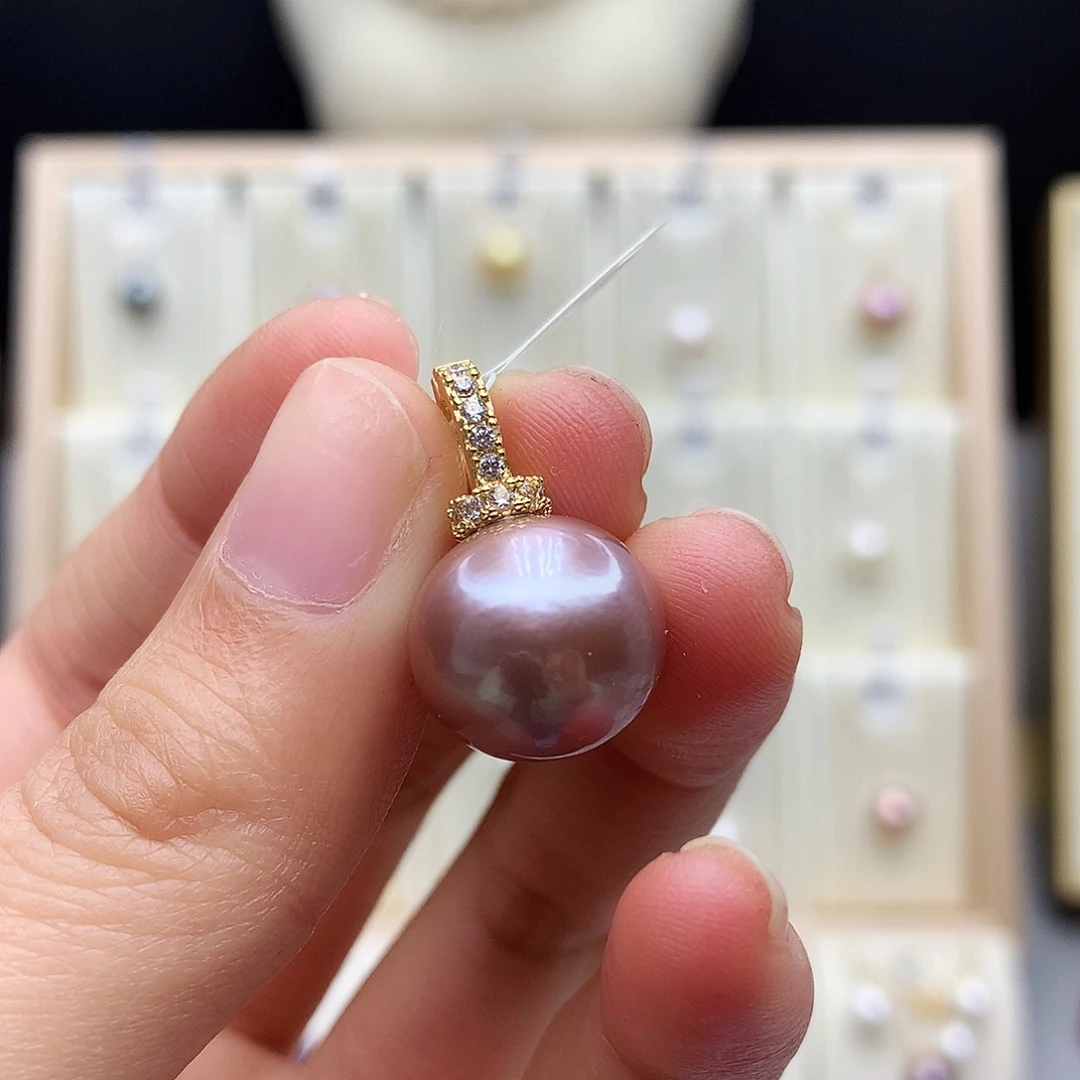 合金淡水珍珠颈饰