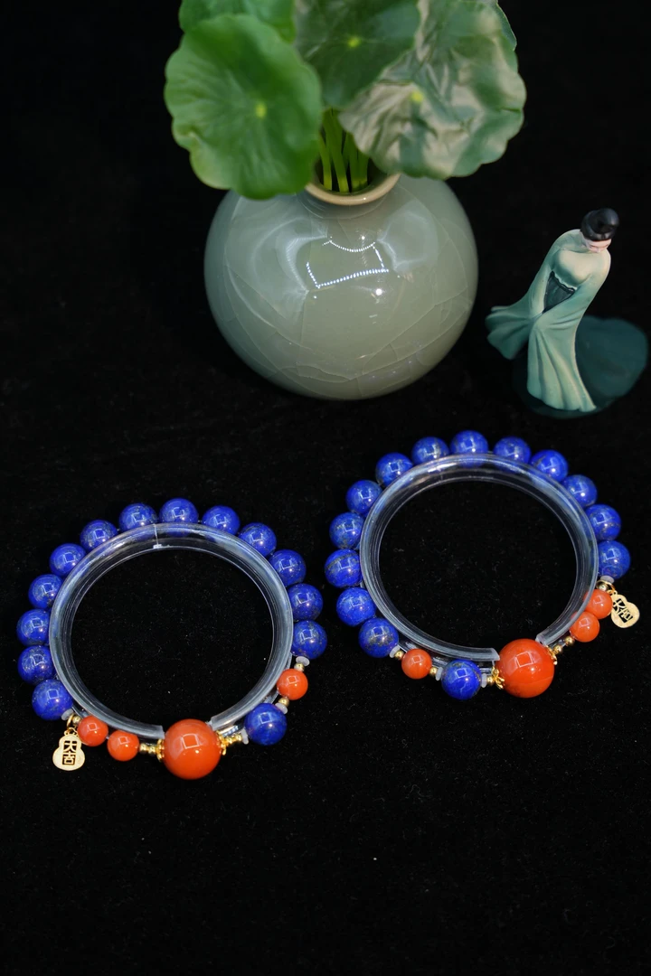 9+青金石+南红圆珠手串多样性发一件JHH7017921