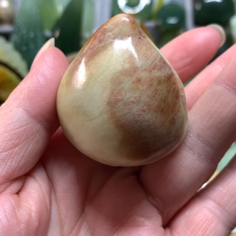 蛇纹石玉未镶嵌手把件