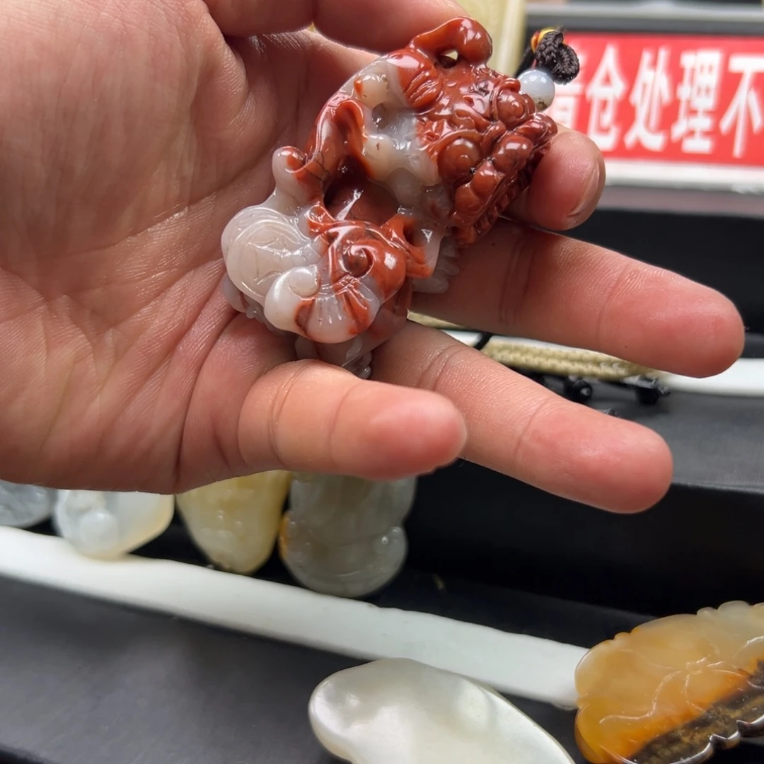 石英质玉（黄龙玉）未镶嵌多样性发货，发其一