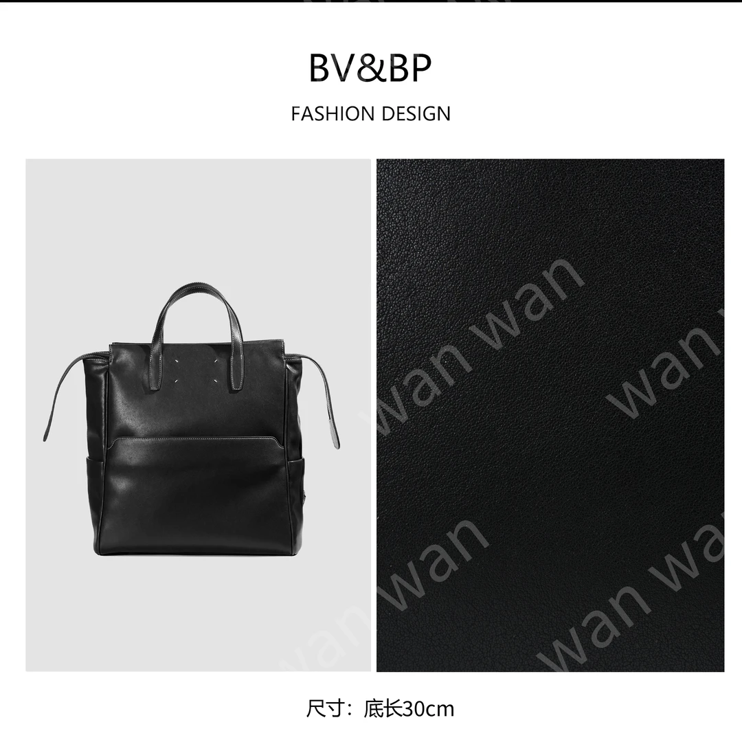 BV&BP秋冬轻奢休闲手提大容量双肩包BV241075-赫本黑