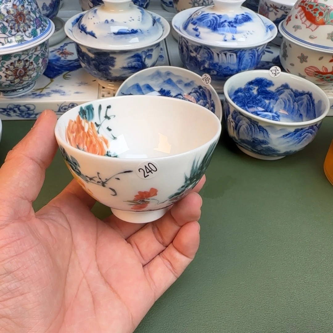 纯手工纯手绘茶具240