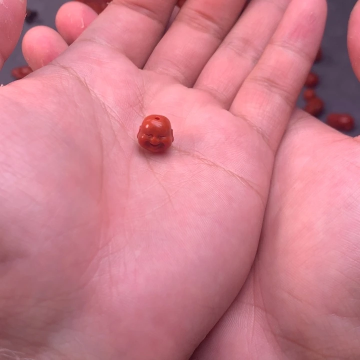 【闪购商品】未镶嵌配饰南红玛瑙卡10mm