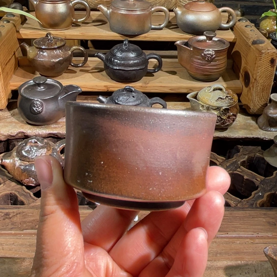 杯其*云南陶泥高温柴烧茶具