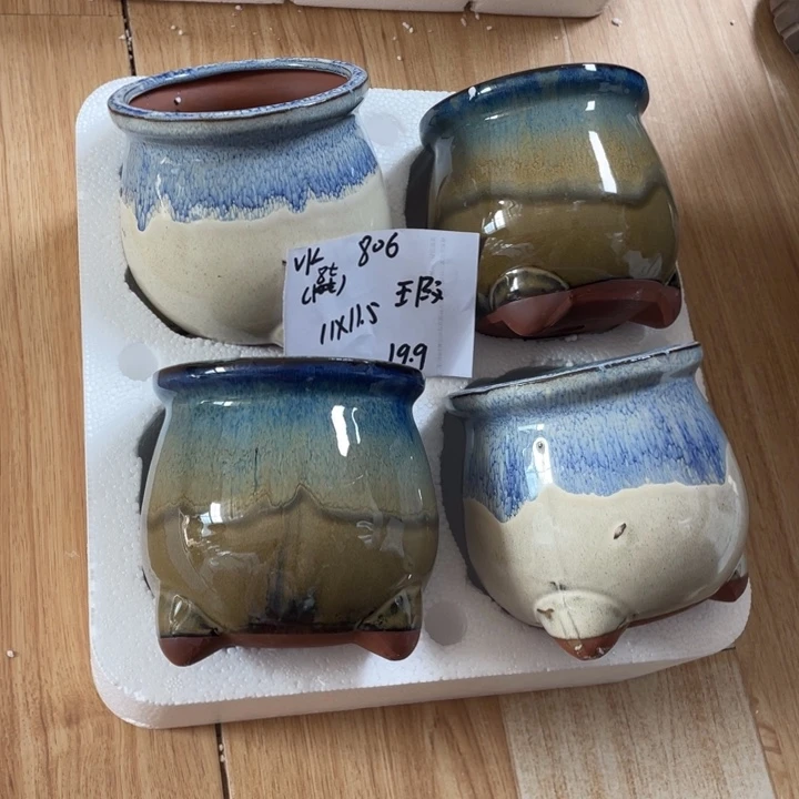 粗陶多肉花盆微瑕806