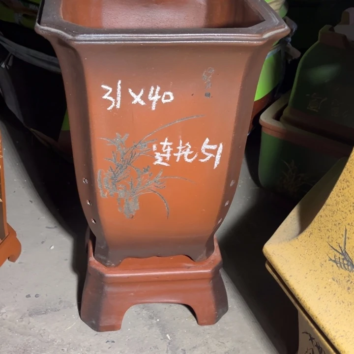 紫砂花盆紫砂花盆