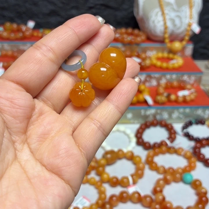 n***暖蜜蜡未镶嵌吊坠(不含链)滴流