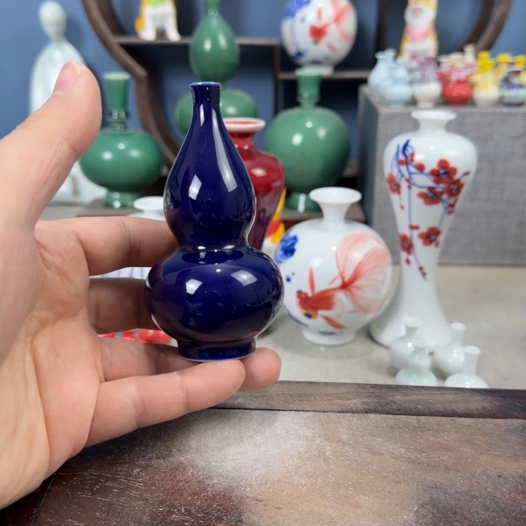 陶瓷手工小花器摆件