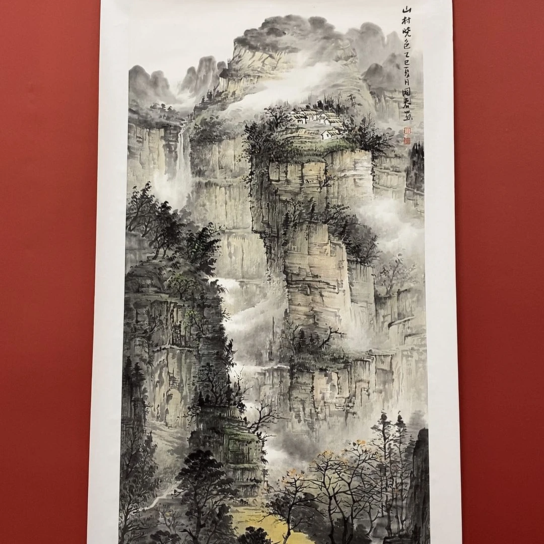 微***怀国画韦国春四尺精品佳作