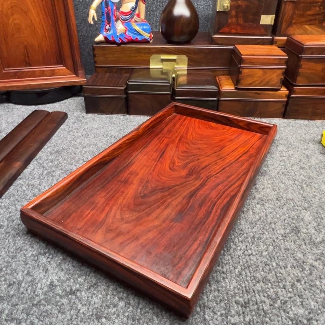 木微凹黄檀茶盘尺寸40×23×3.6