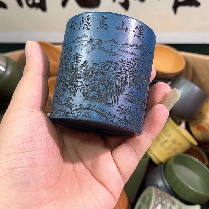 茶杯紫砂全手工紫砂主人杯