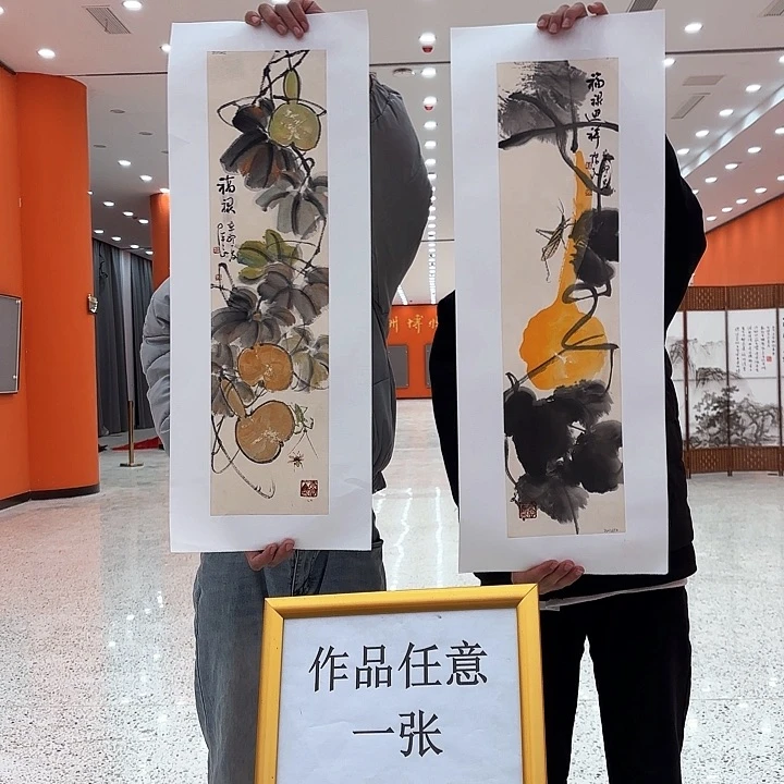 国画李陈良老先生晚年展览原作