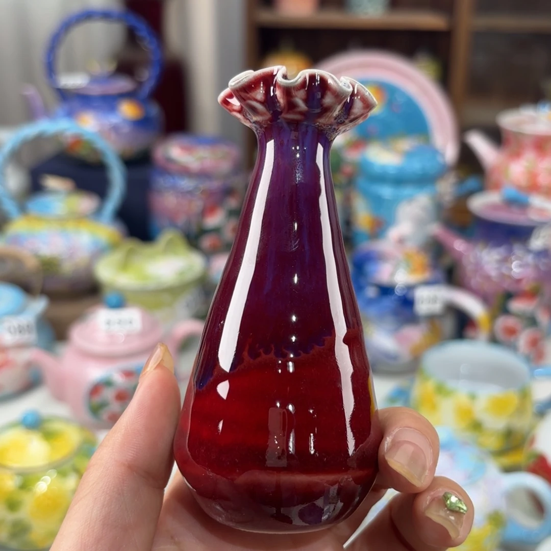 景德镇手绘高温釉下彩陶瓷茶具