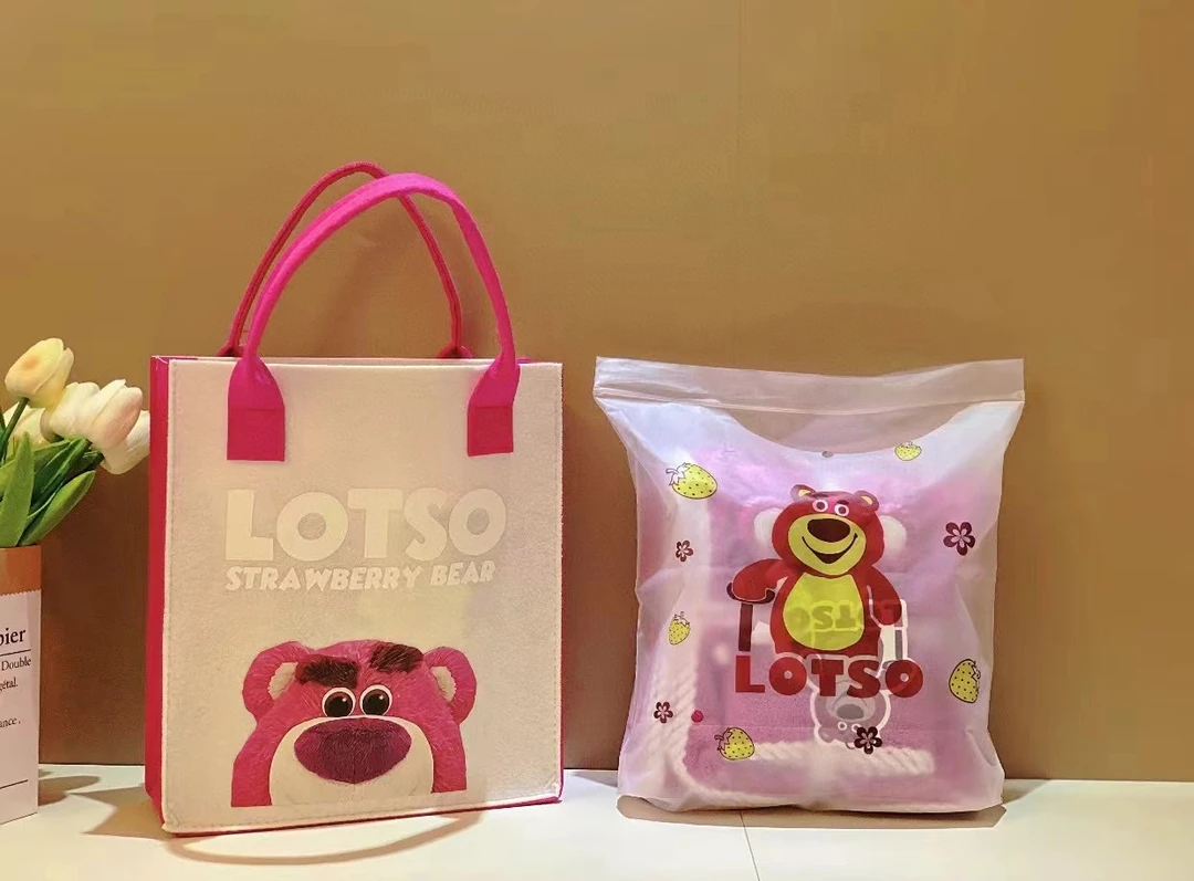 草莓熊子母巾套装