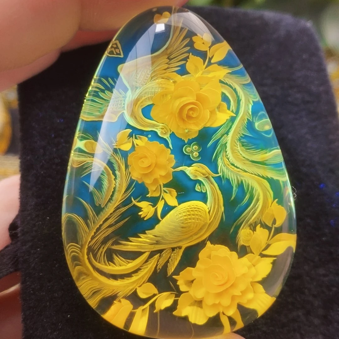 【闪购商品】金珀吊坠(不含链)未镶嵌