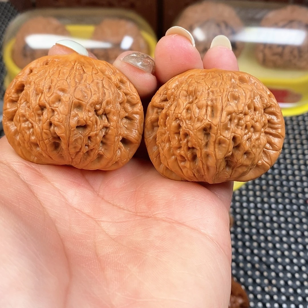 文玩核桃把件43尺金公子