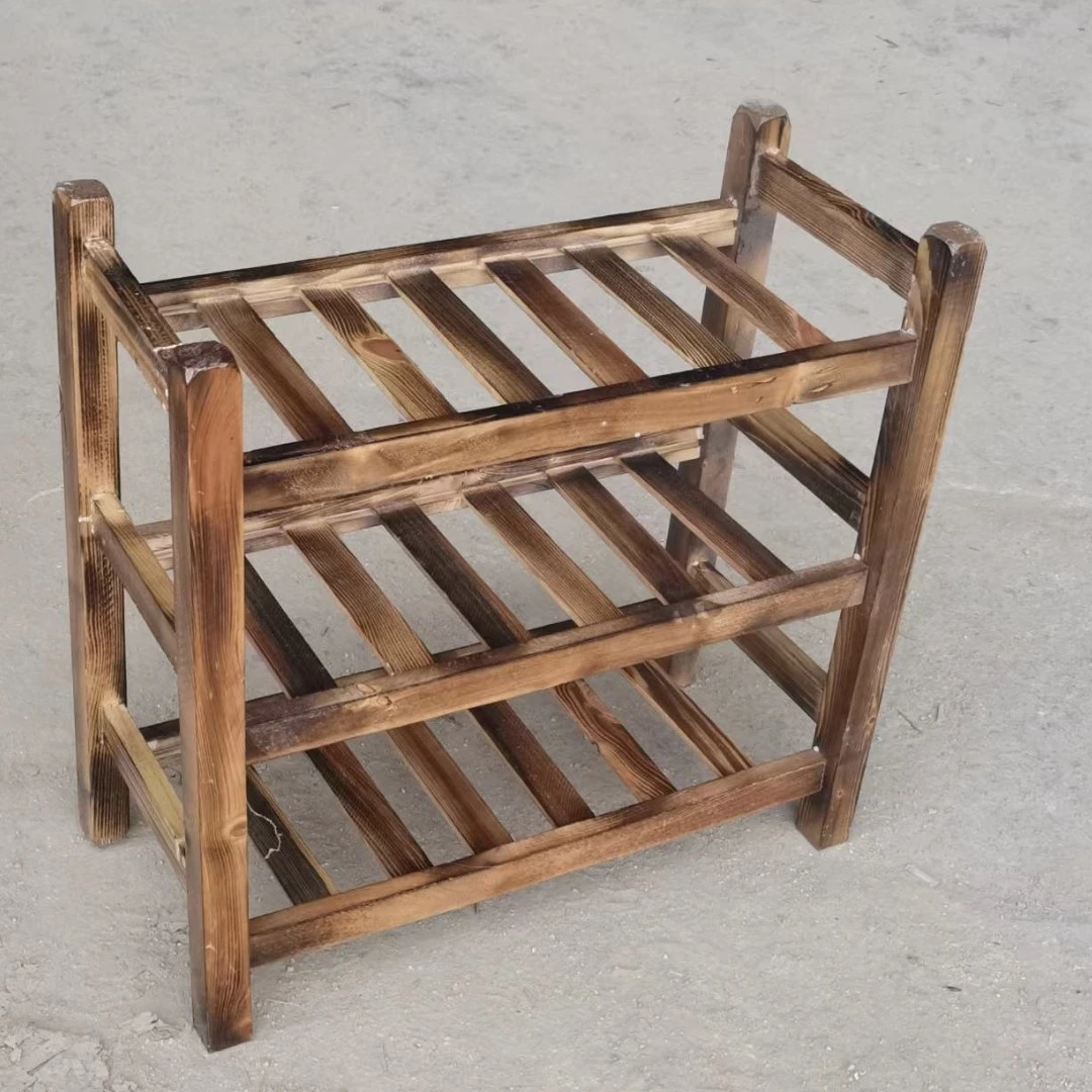 半组装多层火锅专用菜架子，落地木质架子