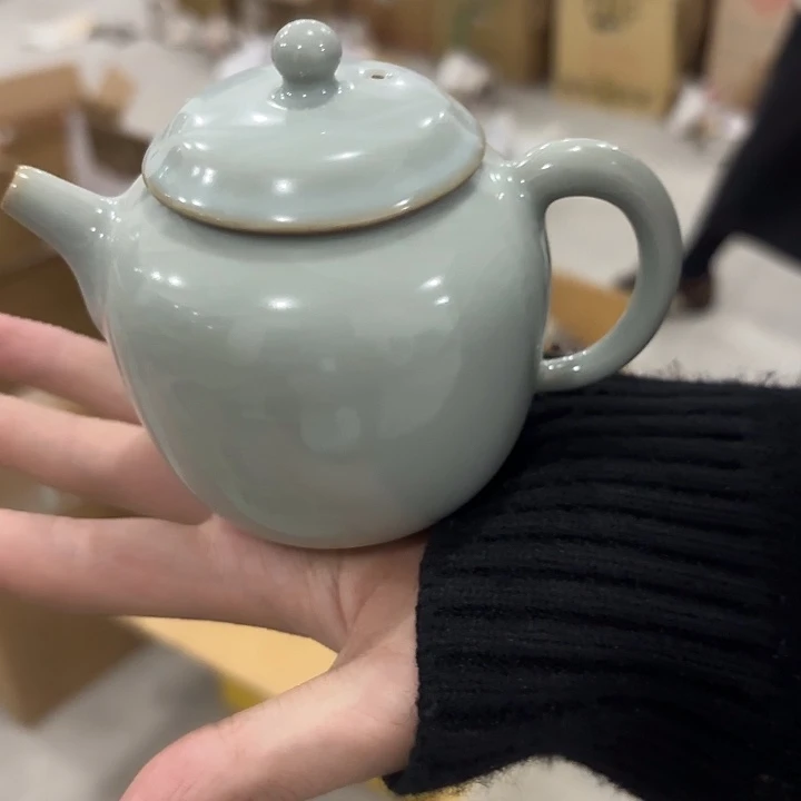 龙泉云间青瓷小米茶器