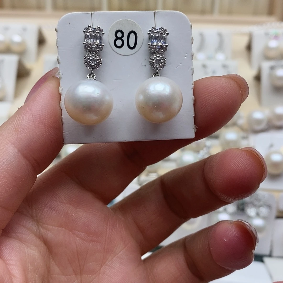 银S925镶嵌颈饰淡水珍珠