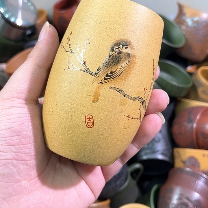 茶杯紫砂全手工紫砂主人杯