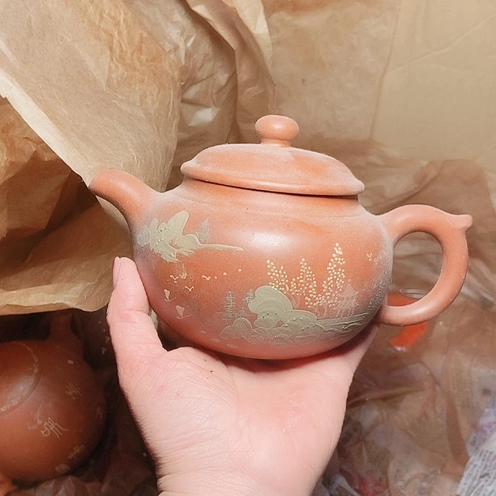 紫砂茶杯宜兴紫砂全手工制作