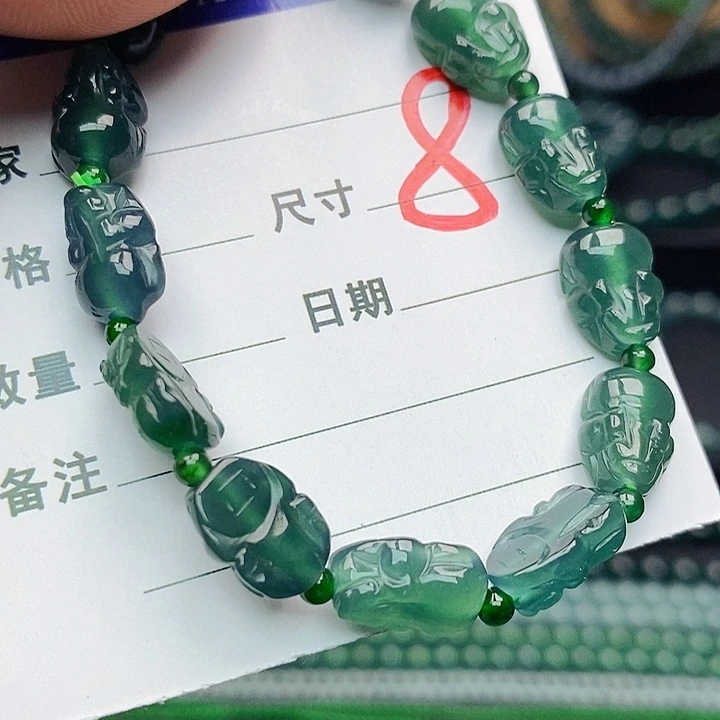 翡翠未镶嵌手链翡翠