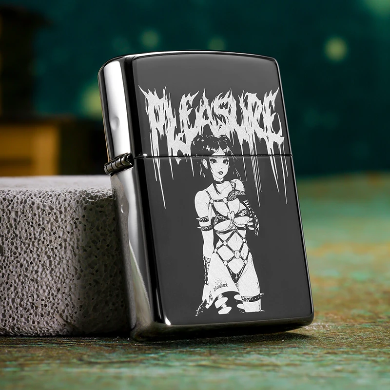 ZIPPO打火机浓郁心动防风煤油送男友礼盒生日520正品冰面DYJ1