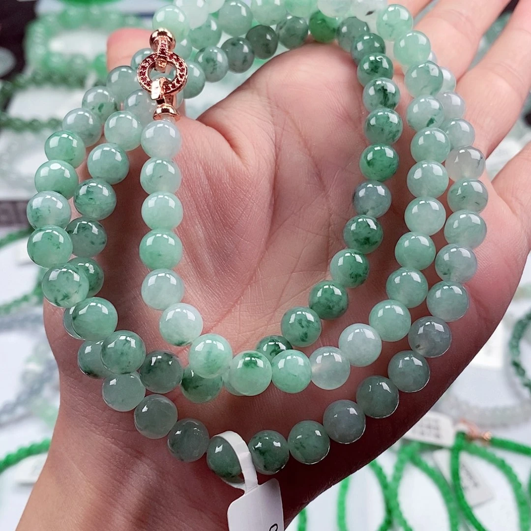 未镶嵌手链翡翠卡8