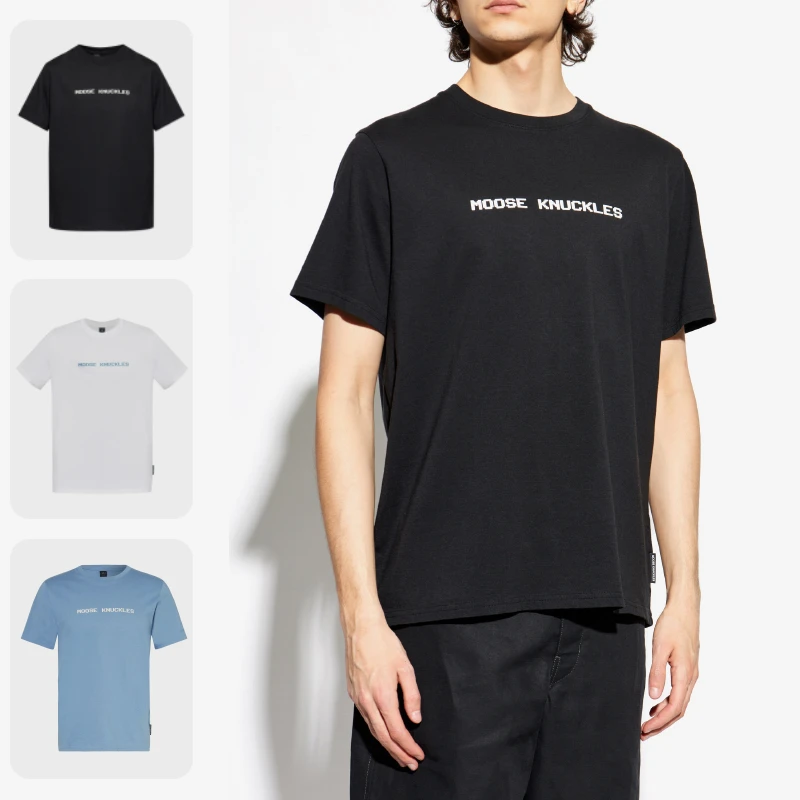 未使用 MOOSE KNUCKLES/慕斯纳可兹 【国现】男士短袖T恤 M15MT765