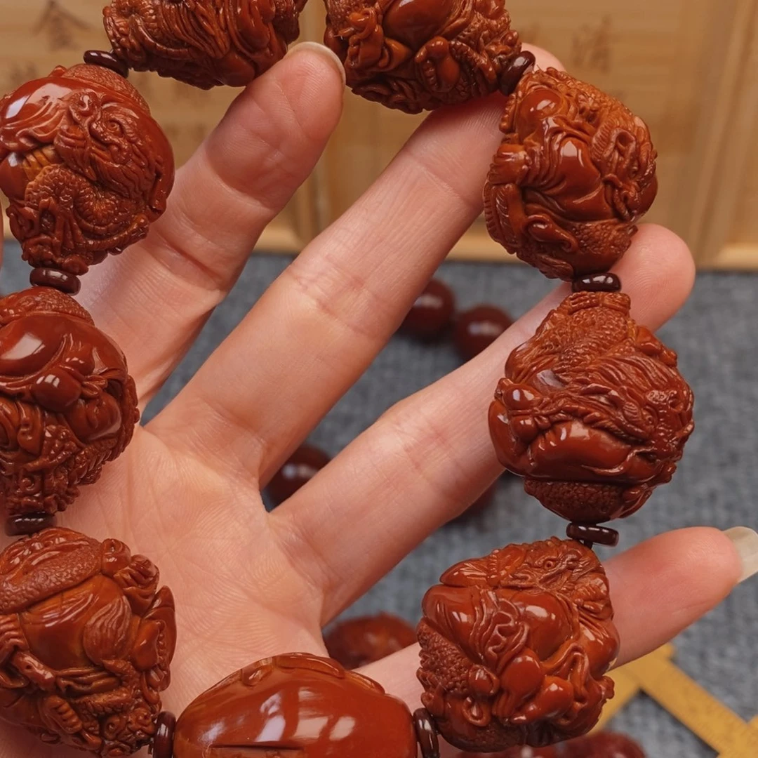 ****✪橄榄核手串/手链龙达摩
