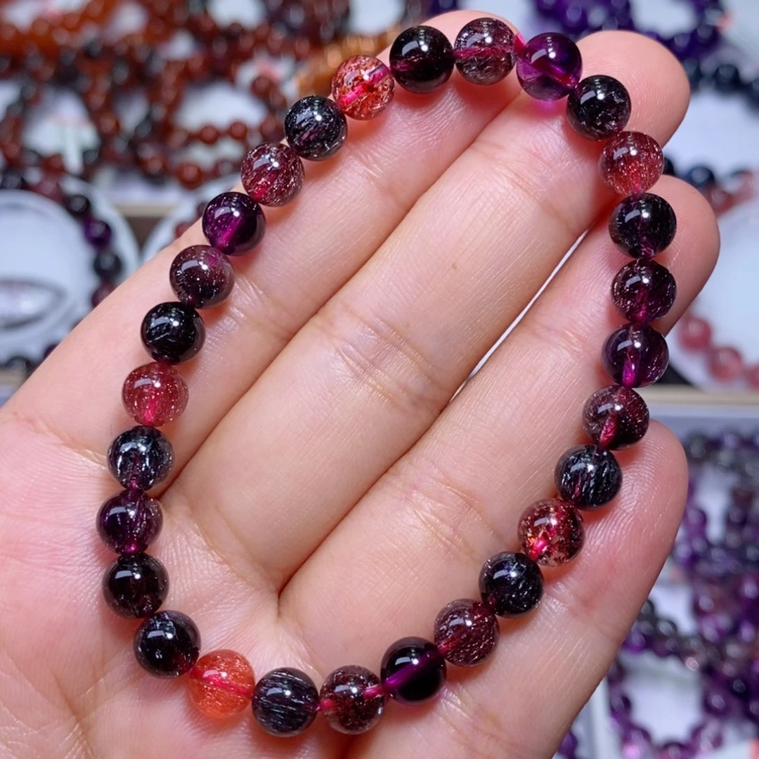 水晶手链未镶嵌黑加仑