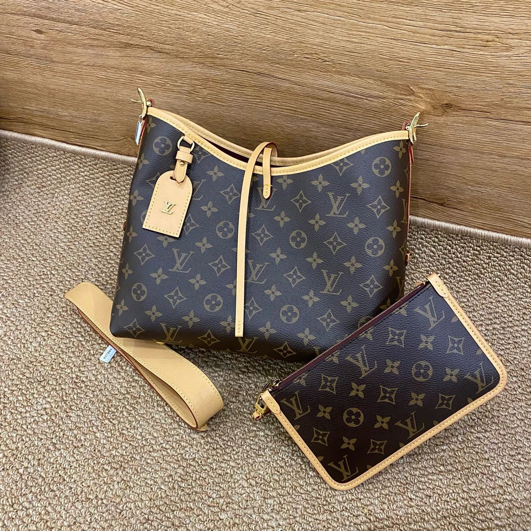 95新 LouisVuitton/路易威登 carryall小号 单肩斜挎包