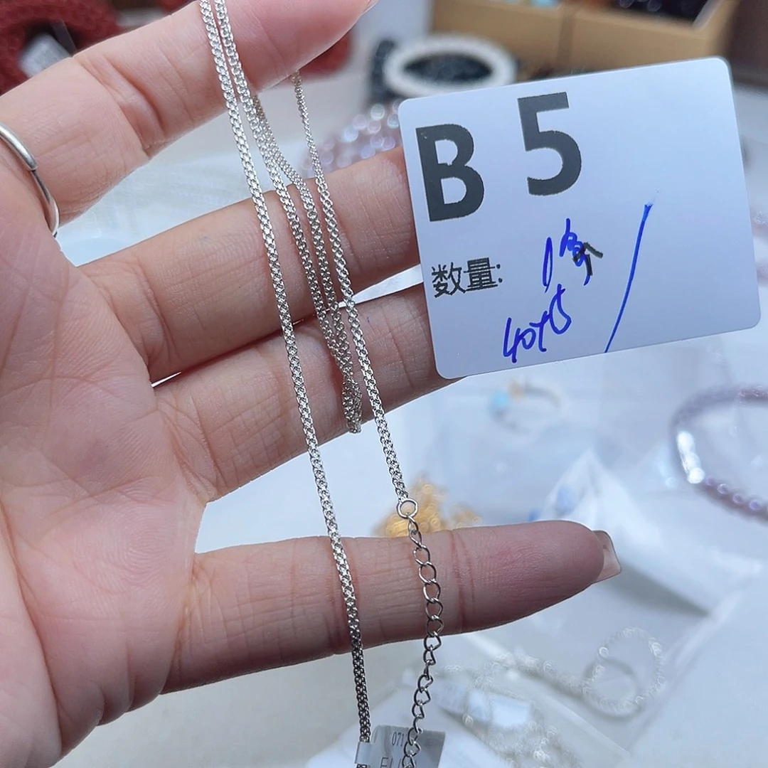 水晶银S925镶嵌珠宝半成品B5。